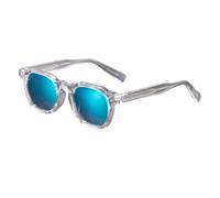 Gyios Occhiali da Sole Quadrati con Lente Blu del Quadro Trasparente Che Blocca Gli UV per Il Viaggio All'aperto Guida L'attrezzatura di Ombreggiatura degli Occhi