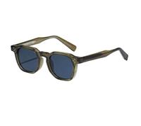 Gyios Occhiali da Sole Quadrati con Lente Blu del Quadro Trasparente Che Blocca Gli UV per Il Viaggio All'aperto Guida L'attrezzatura di Ombreggiatura degli Occhi