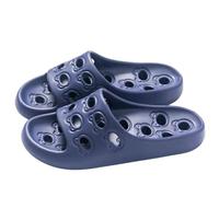 Gyios Pantofole da Bagno Antiscivolo Estate Leggero per Donne E Uomini Sandali Casa al Coperto Scarpe All'aperto-Blu Profondo-35-36