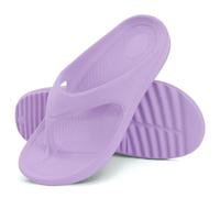 Gyios Pantofole Nuova Estate Flip Flops per Le Donne Cuscino Spiaggia Sandali Morbide Comode Casual-violetta-37