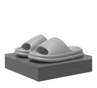 Gyios Pantofole Slifori da Donna Muto Cuscino Ad Aria Sola Sole Scarpe Interne Morse Slighi Non Slip Un Sight Simma Sandali-Spazio Grigio-36-37