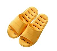Gyios Pantofole Unisex Eva Slipers Non Slit Soft Martino Scheda Dachione Donna Punching Bagno Saccola Quast Escendo-giallo-42-43