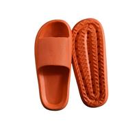 Gyios Pantofole Uomini Eva Piattaforma Nuova Nube Soffice Suola Sandali Anti-scivolo Camera Da Letto Scivoli Accoglienti Scarpe Casa-arancione-40-41