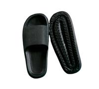 Gyios Pantofole Uomini Eva Piattaforma Nuova Nube Soffice Suola Sandali Anti-scivolo Camera Da Letto Scivoli Accoglienti Scarpe Casa-nero-42-43