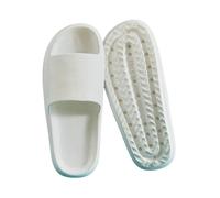 Gyios Pantofole Uomini Eva Piattaforma Nuova Nube Soffice Suola Sandali Anti-scivolo Camera Da Letto Scivoli Accoglienti Scarpe Casa-bianco-40-41