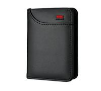Gyios Portafoglio Donna Verticale Multi Card Piccolo Patente Di Guida Della Gioventù Mini Borsa Cambio Carta-k3309-nero