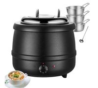 GYKOZY Bollitore Elettrico da banco, Scalda zuppa, Pentola per zuppa, Scaldavivande, capacità 13L