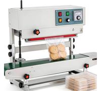 GYKOZY Macchina sigillatrice Automatica Continua - Soluzione di confezionamento efficiente con Controllo Digitale della Temperatura per Film per Sacchetti - Sigillatrice a Nastro Verticale