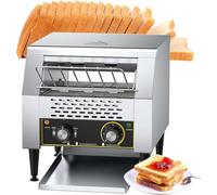 GYKOZY Tostapane a Nastro Commerciale | Tostatrice elettrica per ristoranti e caffetterie | La tostatrice da banco in Acciaio Inossidabile tosta 600 fette all'ora (2200w)