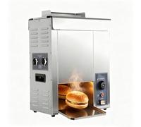 GYKOZY Tostapane per hamburger commerciale, macchina elettrica verticale per hamburger, macchina per hamburger commerciale, per hamburger bar, temperatura regolabile