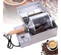 GYKOZY Tostatrice per caffè Completamente Automatica, Macchina per tostare i Chicchi di caffè a Tamburo in Acciaio Inossidabile, Macchina elettrica per la Cottura dei Chicchi di caffè in casa