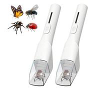 Gykutix 2 Pezzi Acchiappa Insetti Cattura Ragni Portatile Attrezzo Cattura Insetti Vivi con Camera di Osservazione Trasparente, per Outdoor Education,Attività di Giardinaggio,Farfalle,Scarabei,Ragno