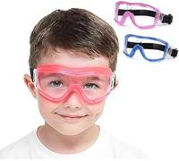 Gykutix Nerf - Occhiali protettivi per bambini, anti-urto, anti-appannamento, cinturino regolabile, adatto per 5-12 anni
