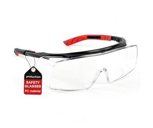 Gykutix Occhiali Protettivi da Lavoro, Occhiali di Sicurezza con Antiappannamento, Antigraffio Occhiali da lavoro Trasparenti, per Costruzione Laboratorio