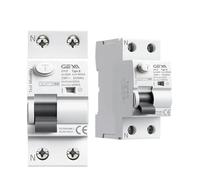 GYL9 TIPO B RCD RCCB Interruttore di corrente di dispersione verso terra su guida DIN DC 2 poli 40A 63A 30mA 100mA 300mA 6KA Corrente (6mA)(63A,2P 100mA(0.1A))