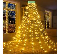 GYLEFY 2M*16 Luci Albero di Natale per Decorazioni Natalizie, Bianco Caldo