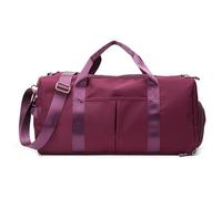 Gym Bag For Women With Shoe Compartment sturdy Lightweight Yoga Large Handbag(Lavender)