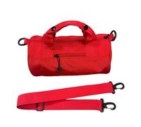 Gym Bag, Shoulder Barrel Purse, 11.02x5.91 inches, Large Capacity Workout Carrier, Adjustable Strap and Stylish, Ideal for Hiking, Dance, School, Daily Use, Black/Blue/Red/Yellow