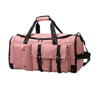 Gym Bag, Travel Backpack, 22.05x11.42x10.63 inches Duffel Wet Dry Compartment, Lightweight Luggage for Indoor Fitness Adventures, Women, Towels Sneakers Bands Gloves