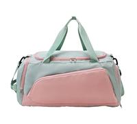 Gym Bag, Travel Backpack, 22,44 x 11,02 x 11,02 pollici, Duffle Bag with Shoe Compartment, Waterproof and Spacious Design, Ideal for Yoga, Basketball, Swimming, Dormitory, Studenti, Black/Green/Blue