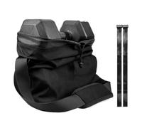 Gym Bags For Men - Portable 900D Nylon Case, With Adjustable Strap Workout Bag | Heavy Duty Carry Pouch For Carrying Dumbbells From 1 LBS To 20 LBS Fitness Camping Workout Swimming Travel Sports