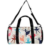 Gym Bags Travel Duffel Bag Sports Tote for Women and Men,Ballet Dance,Shoulder Strap Carry on Bag