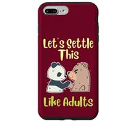Gym Bicipiti Let's Settle This Like Adults Citazione Braccio-Wrestling Custodia per iPhone 7 Plus/8 Plus