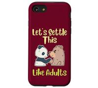 Gym Bicipiti Let's Settle This Like Adults Citazione Braccio-Wrestling Custodia per iPhone SE (2020) / 7/8