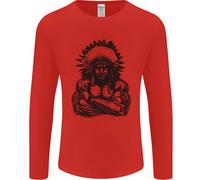 Gym Chief Training Top Bodybuilding MMA Uomo Manica Lunga T-Shirt