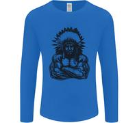 Gym Chief Training Top Bodybuilding MMA Uomo Manica Lunga T-Shirt