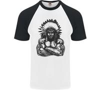 Gym Chief Training Top Bodybuilding MMA Uomo S/S Baseball T-Shirt