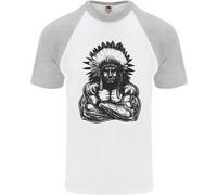 Gym Chief Training Top Bodybuilding MMA Uomo S/S Baseball T-Shirt