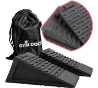 Gym Docs Squat Wedge Block (coppia) regolabile antiscivolo inclinato bordo per squat tacco elevato, stacco, barella polpaccio medico progettato attrezzature di terapia fisica per l'allenamento