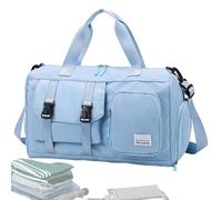 Gym Duffel With Wet Dry Separation, Oxford Cloth Gym Bag, Weekender Carry, Spacious Fitness Travel Bag, Yoga Bag For Men, Large Fitness Duffel Bag For Fitness, Yoga, And Travel Use