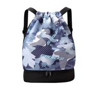 Gym Duffle Bag, Shoe Compartment, Athletic Shoulder Bag, Carry-On Personal Item, Sports Gear Storage for Swimming Basketball Tennis Hiking Camping, Lightweight Travel with Multiple Pockets