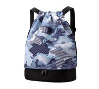 Gym Duffle Bag, Spacious Shoe Compartment, Workout Shoulder Bag, Durable Carry-On Personal Item for Sports Swimming Basketball Tennis Hiking Camping, 14.96x15.75x7.09 inches