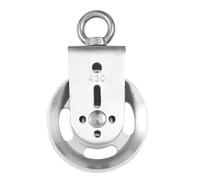 Gym For Pulley System 88 mm Silent Cable Attachment, perfetto per una varietà di applicazioni di allenamento (alluminio)