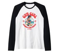 Gym Girl Strong And Tough Fitness Motivation Design Maglia con Maniche Raglan