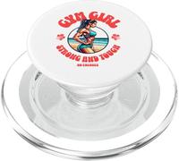 Gym Girl Strong and Tough Fitness Motivation Design PopSockets PopGrip per MagSafe