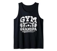 Gym Grandpa Stars Dumbbell Motivation Canotta
