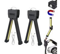 Gym Lamp For Posing,Portable Magnet LED Flashlight With Hanging Hook,Magnetic Posing Lamps With180 Degree Folding,Handheld USB Rechargeable Worklight,Waterproof Work Light Outdoor Gardening,flashlight