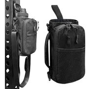 Gym Sling Bag, Water Bottle Carrier, 7.87x4.33x1.38 Inches, Lightweight Innovative Strong Magnets Compact, Sport Bag for Workout, Travel, Hiking, Cycling, Walking and Camping