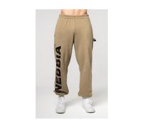 Gym Sweatpants Baggy Style Gym Bro Man Green