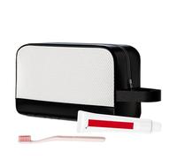 Gym Toiletry Bag, Waterproof Beach Tote, 10,24 x 4,13 in Large Capacity Shower Organizer, Zipper Travel Storage, Fitness Accessories, Swimming Essentials, Multi Purpose Organizer, Ink nero, Se référer