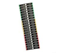 Gym Weight Plate Labels PP Sweat-Proof per durable Gym Weight | Hard PP material, resists sweat and scratches, clear text long-term, gym equipment essential