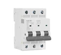 GYM9-125 MCB 3P 80A 100A 125A AC C Curva Interruttore Miniauture Interruttore 3 Poli Larghezza 53.4mm 400V 6KA Protettori di dispersione a terra