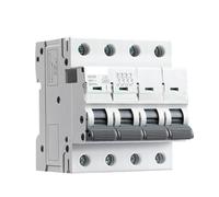 GYM9 4P 6KA Breaking Capacity MCB Din Rail Circuit Breaker 6A-63A AC Type BIANMTSW(16A)