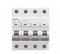 GYM9 4P MCB 6A-63A 6KA Capacità di interruzione Din Rail Mini Interruttore automatico Tipo CA, Diretto(10a)