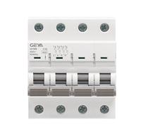 GYM9 4P MCB 6A-63A 6KA Potere di interruzione MCB Din Rail Mini Interruttore automatico 6A-63A Tipo CA Diretto(16a)