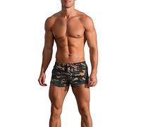 GYMAPE Uomo Pantaloncini Correre Sportivi da Allenamento per Bodybuilding da Palestra da 3 Pollici Camuffamento XL